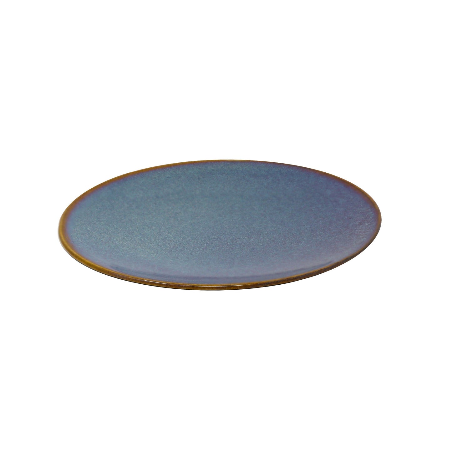 Azure Round Plate Set