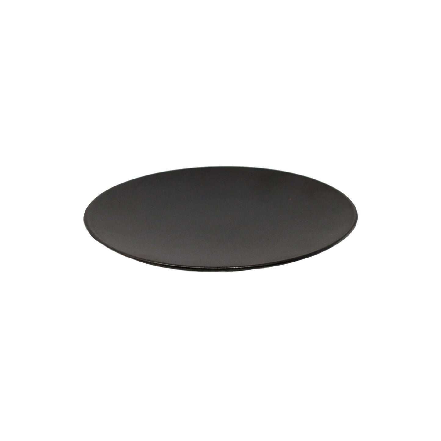 Matte Black Round Plate Set