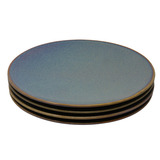 Azure Round Plate Set