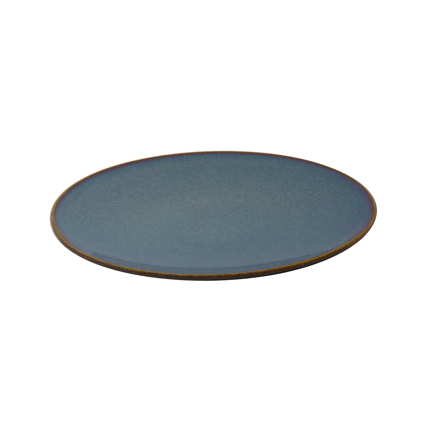 Azure Round Plate Set