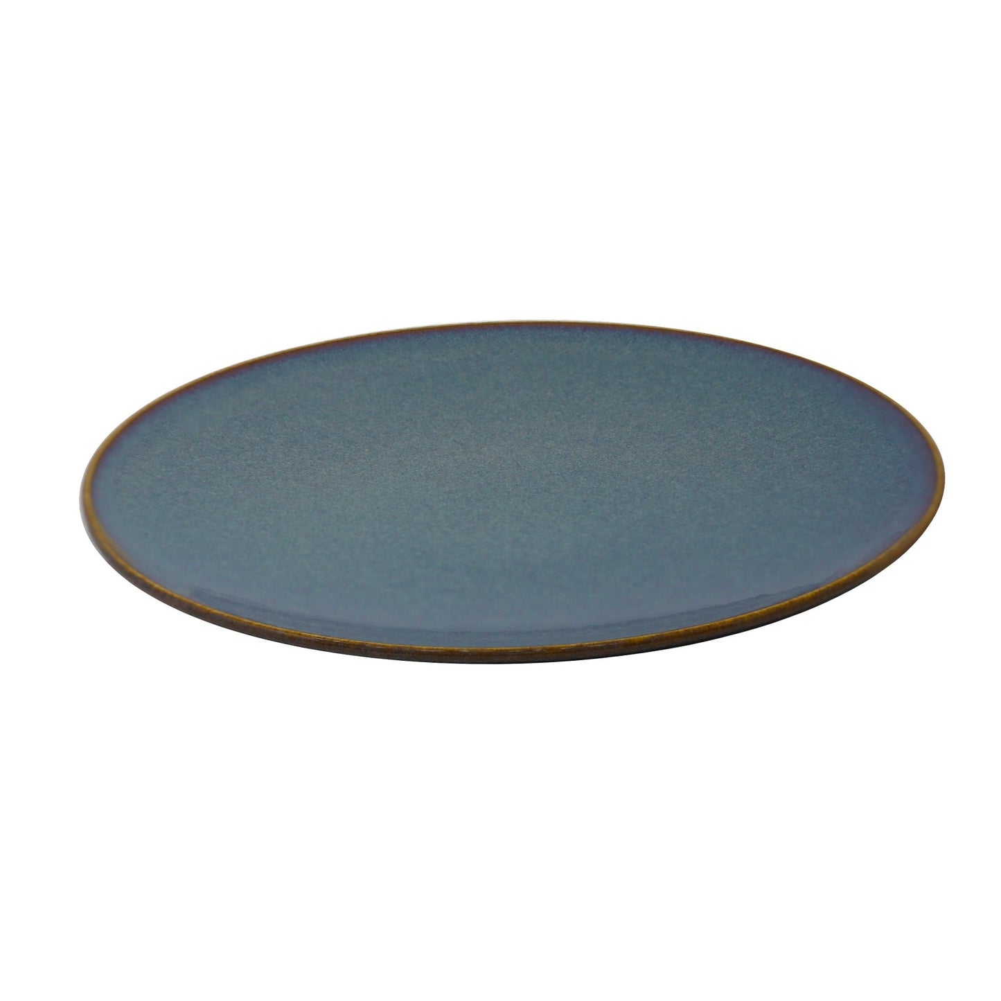 Azure Round Plate Set