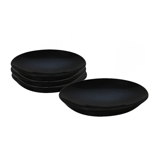 Black Moon Round Soup Plate Set